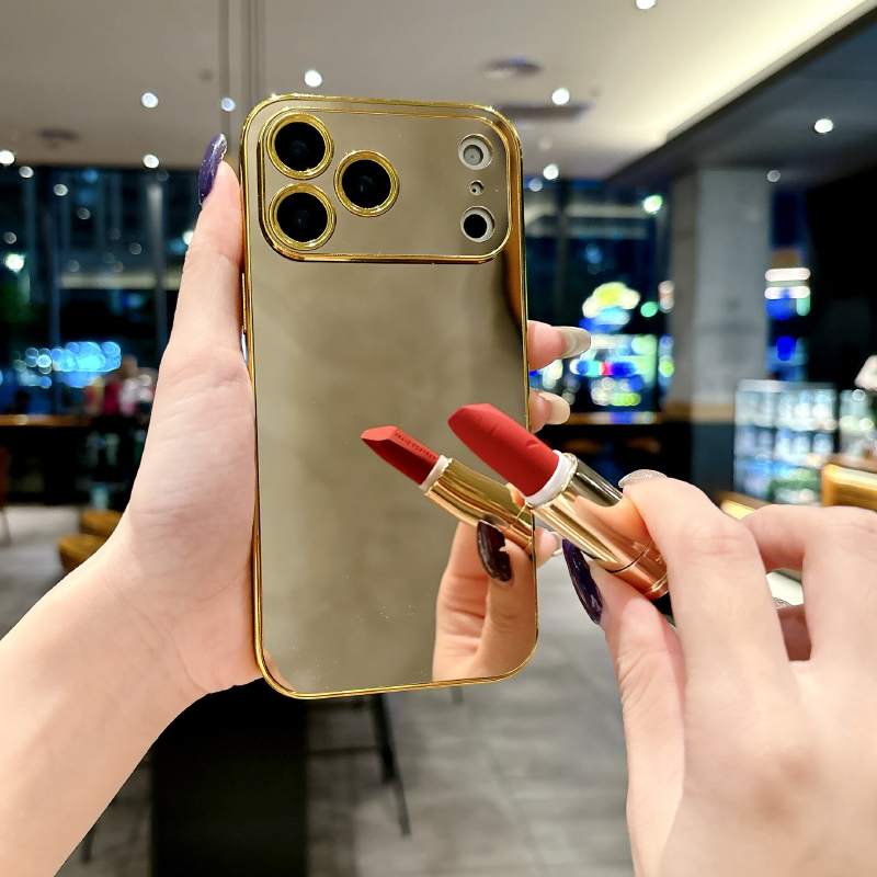 Luxury Skincare Products - Funda de teléfono con espejo de