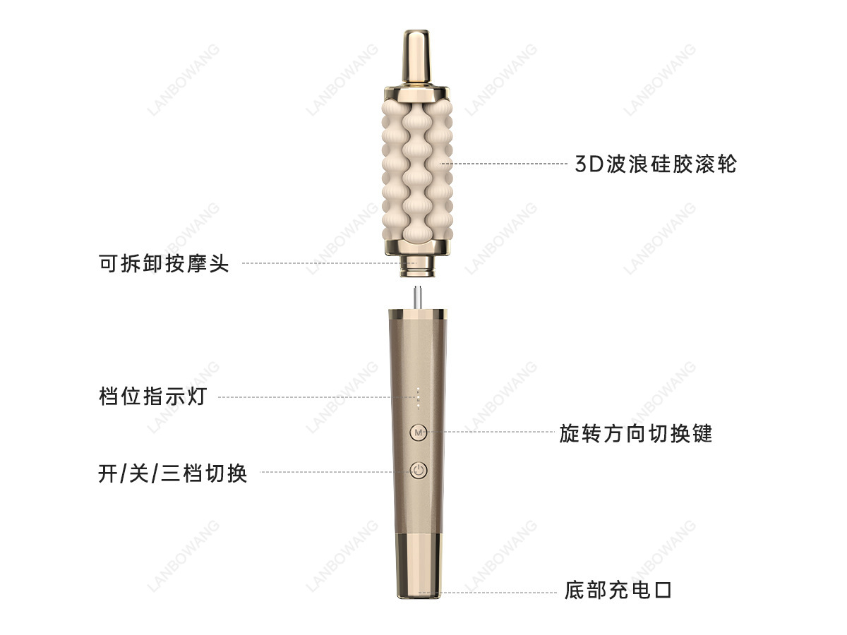 Luxury Skincare Devices - Masajeador Facial y de Cuello de