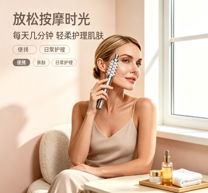 Luxury Skincare Devices - Masajeador Facial y de Cuello para