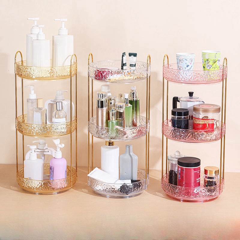 Luxury Skincare Products - Caja de almacenamiento de cosméticos giratoria